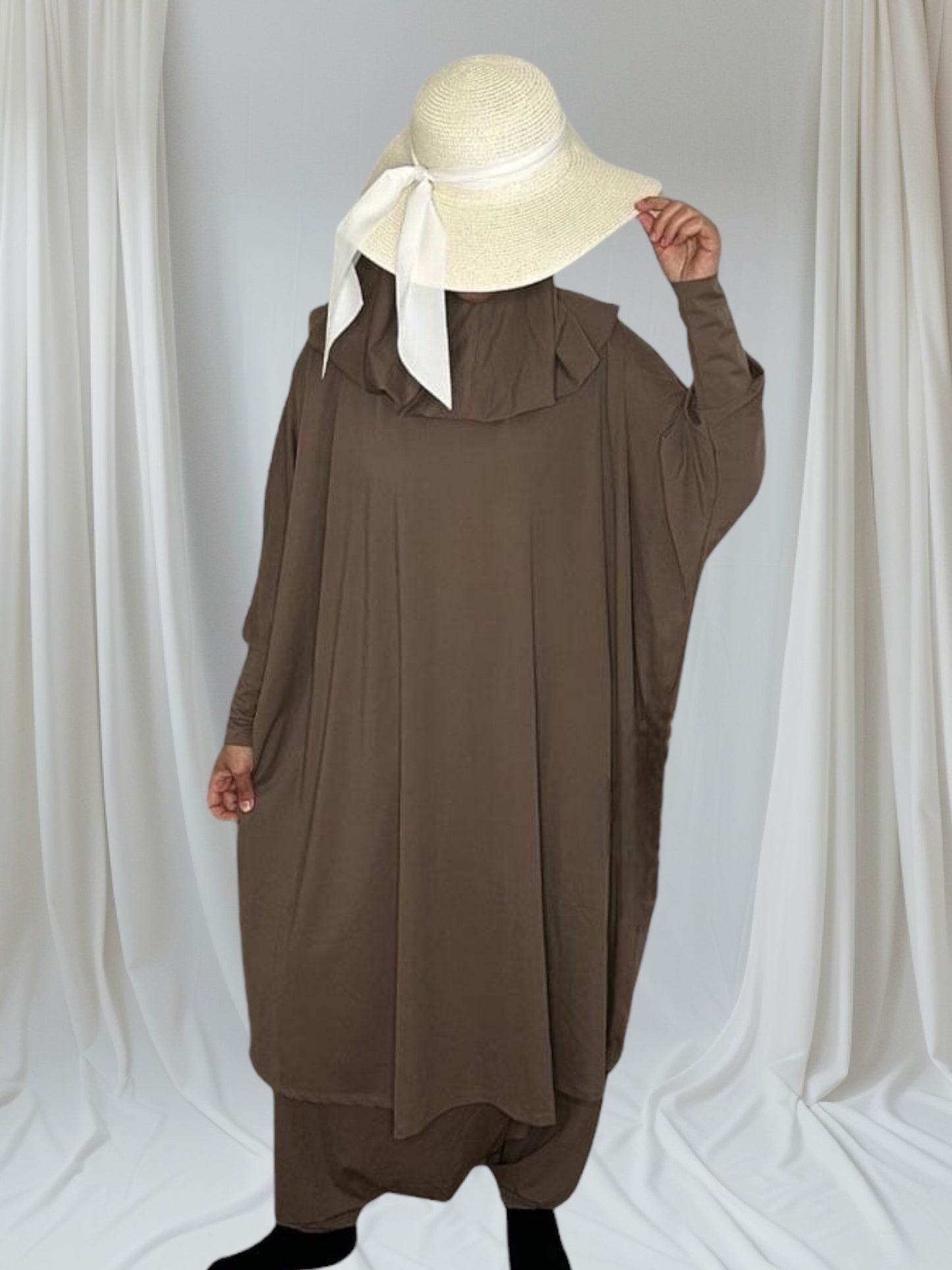 Burkini Jilbaab (2pcs) - Taupe