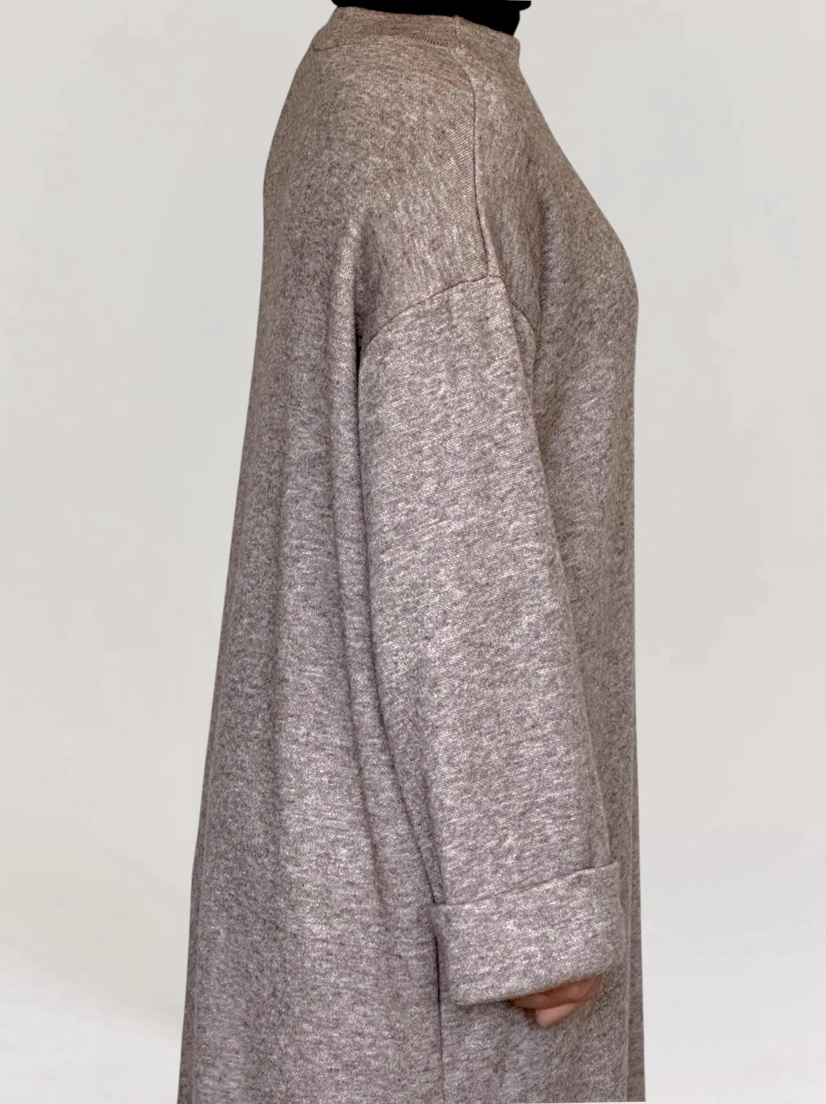 Cozy dress - Ash Brown