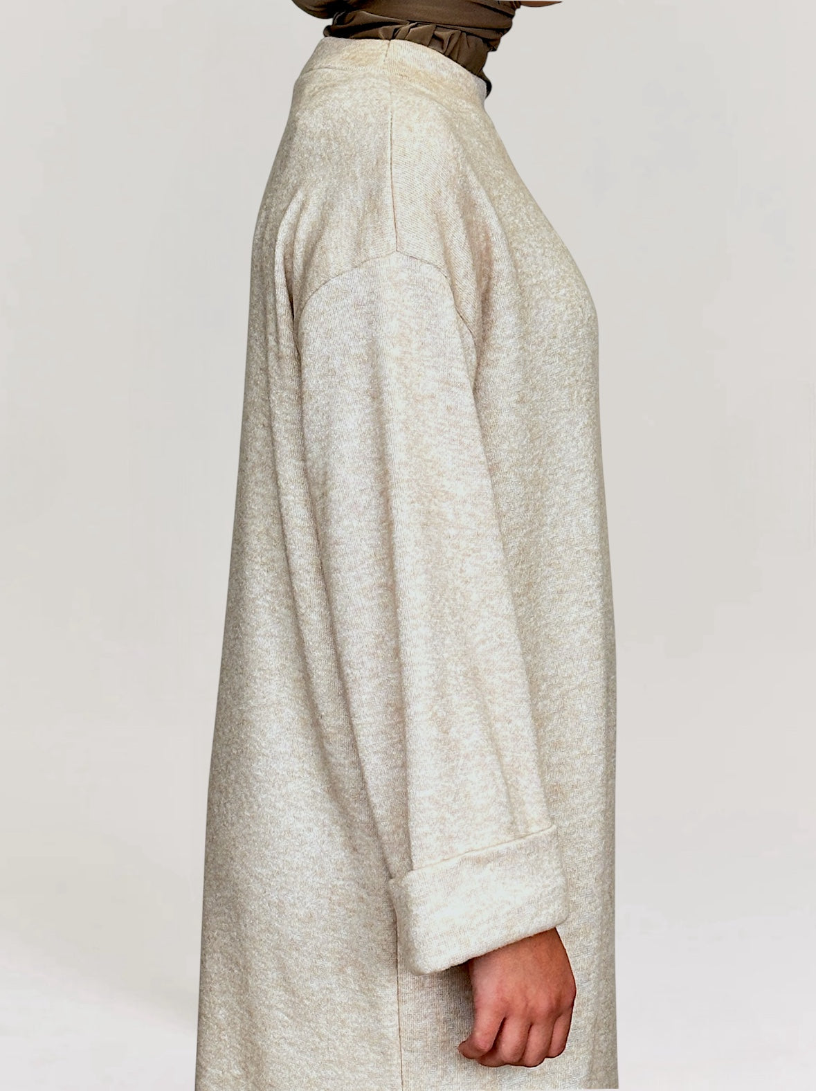 Cozy dress - Speckled ivory