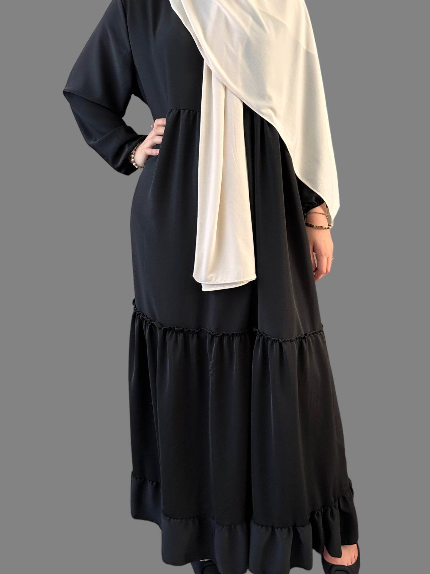 Abaya Assia - Noir