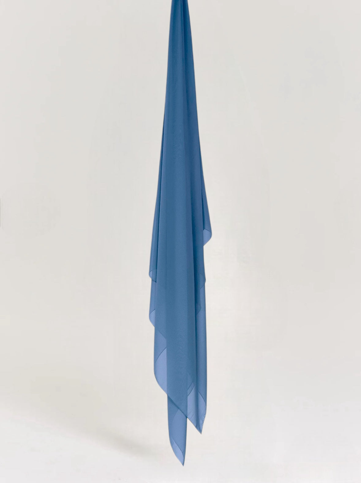 Chiffon Hijaab XXL - Azure