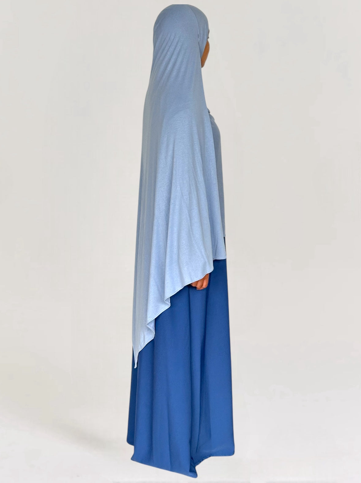 Basic Abaya - Denim Blue