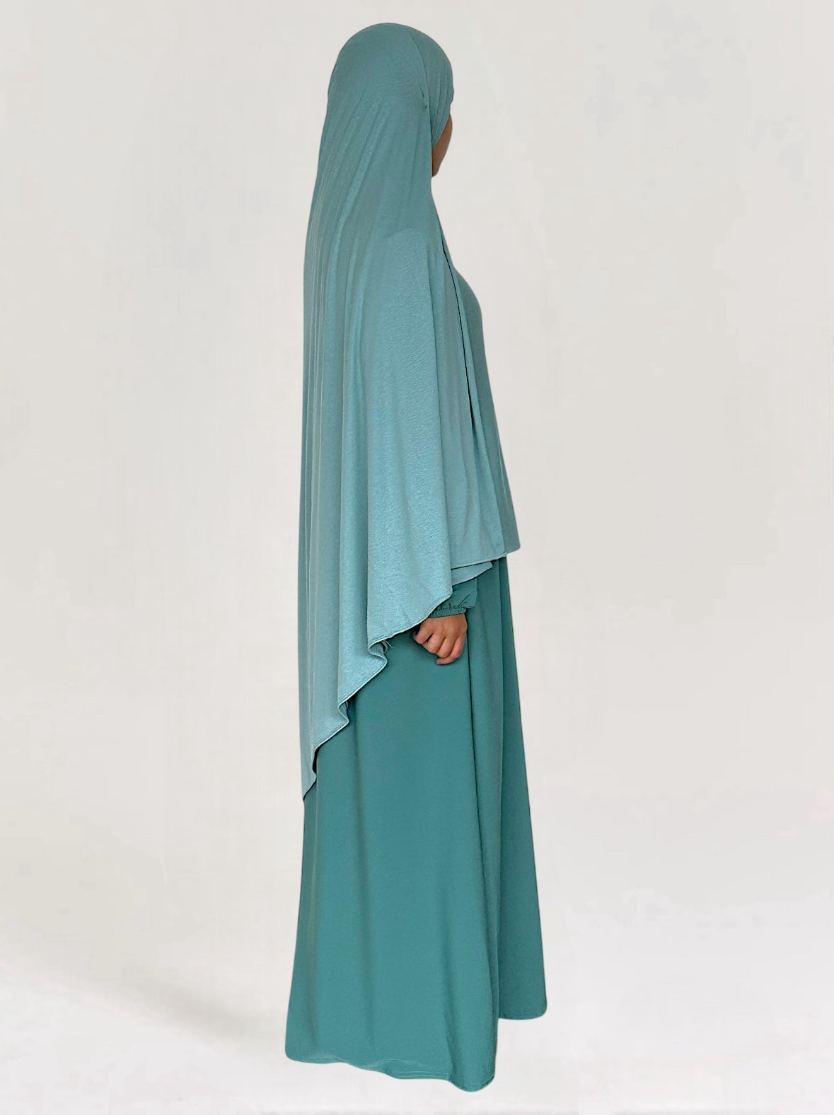 Basic Abaya - Minty Green