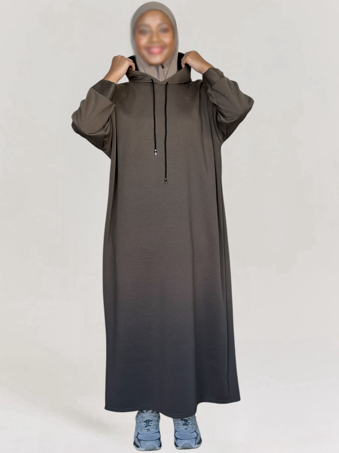 Hoodie dress - Taupe