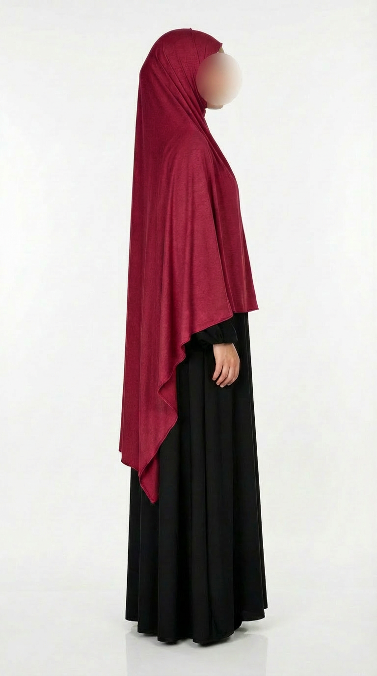 Cotton Hijaab XXL - Bordeaux