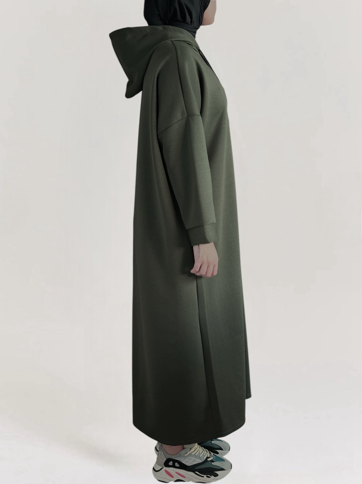 Hoodie dress - Olive