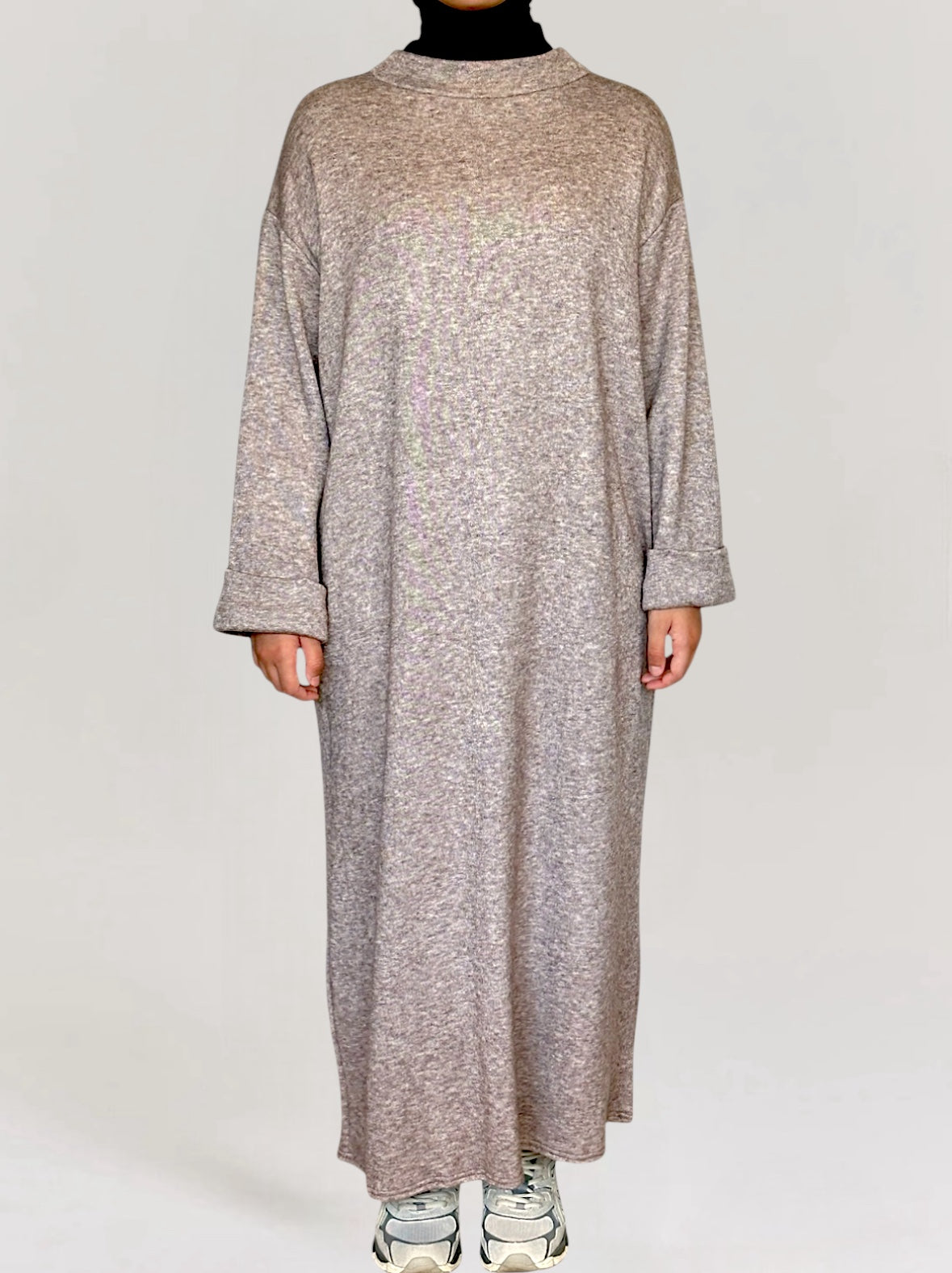 Cozy dress - Ash Brown