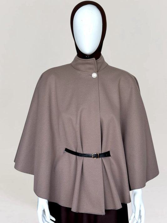 Poncho Layali - Taupe