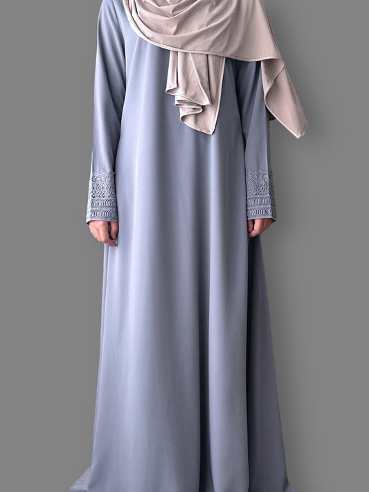 Abaya Niyah - Blue/Gray