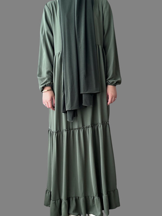 Abaya Assia - Army Green