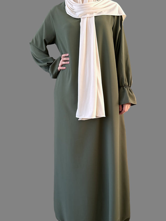 Abaya Faatima - Army Green