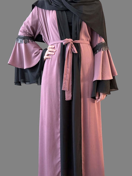 Kimono Flared Sleeve - Pink