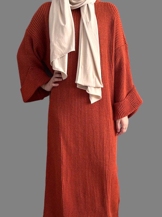 Knitted Dress - Copper