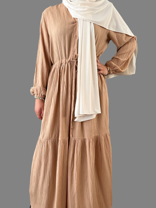 Ribble Dress - Light Brown