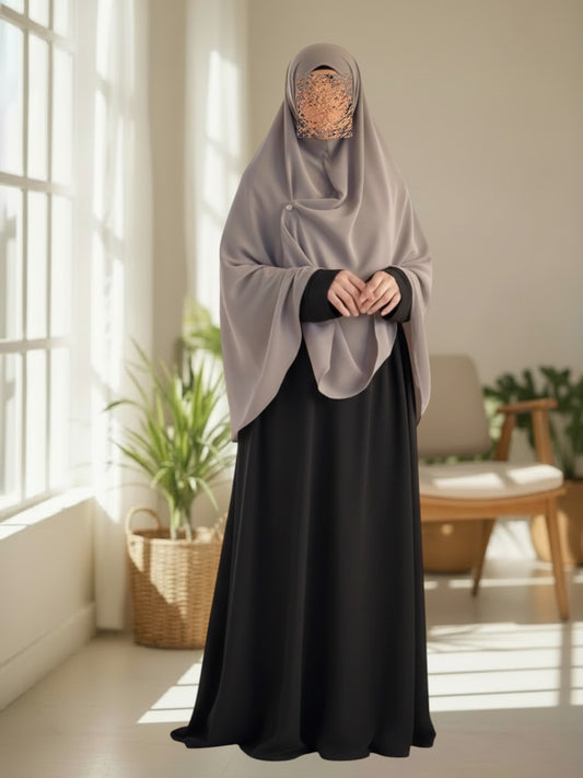Heup Khimaar - light Taupe