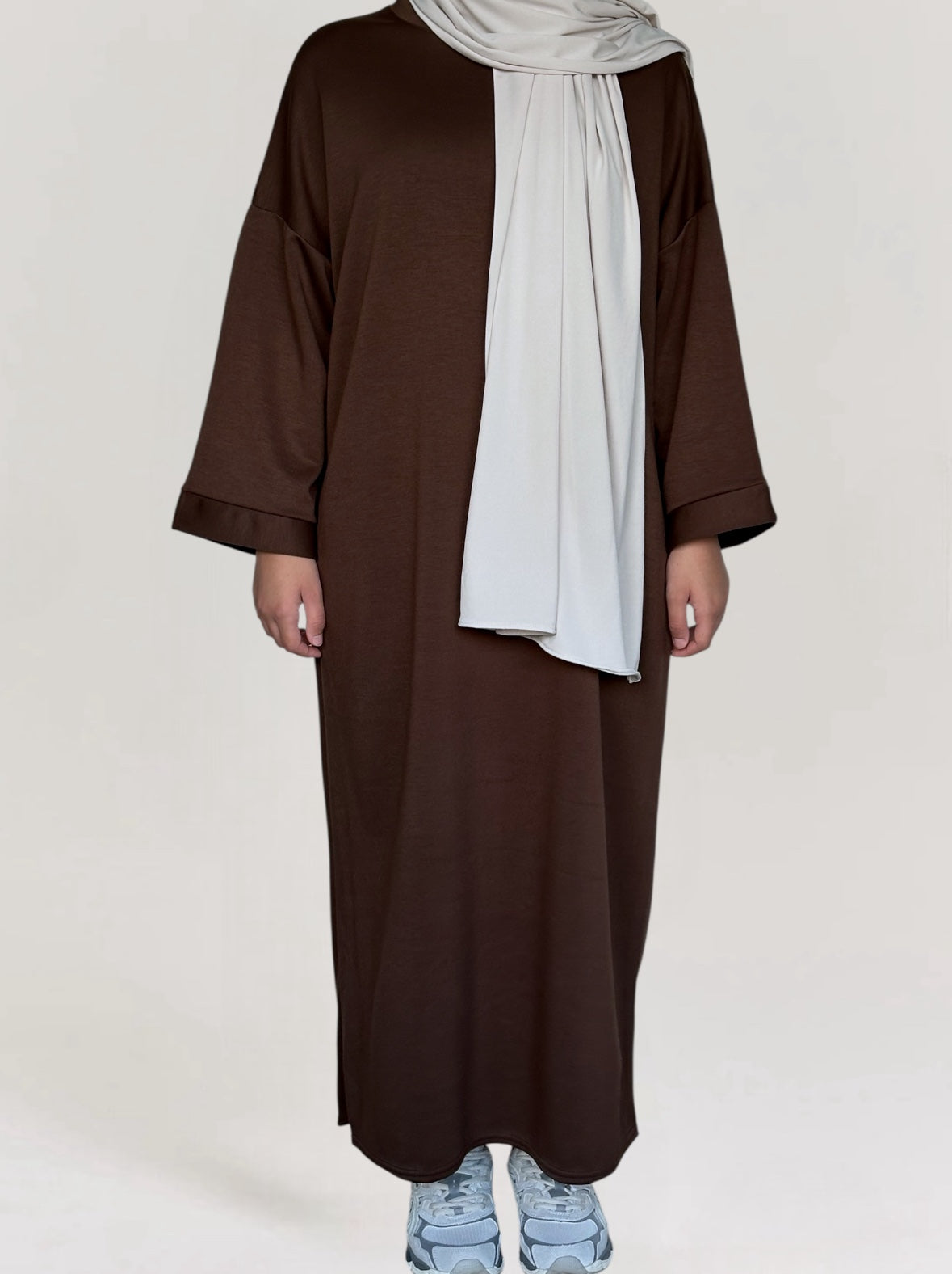 Sweater dress - Brown