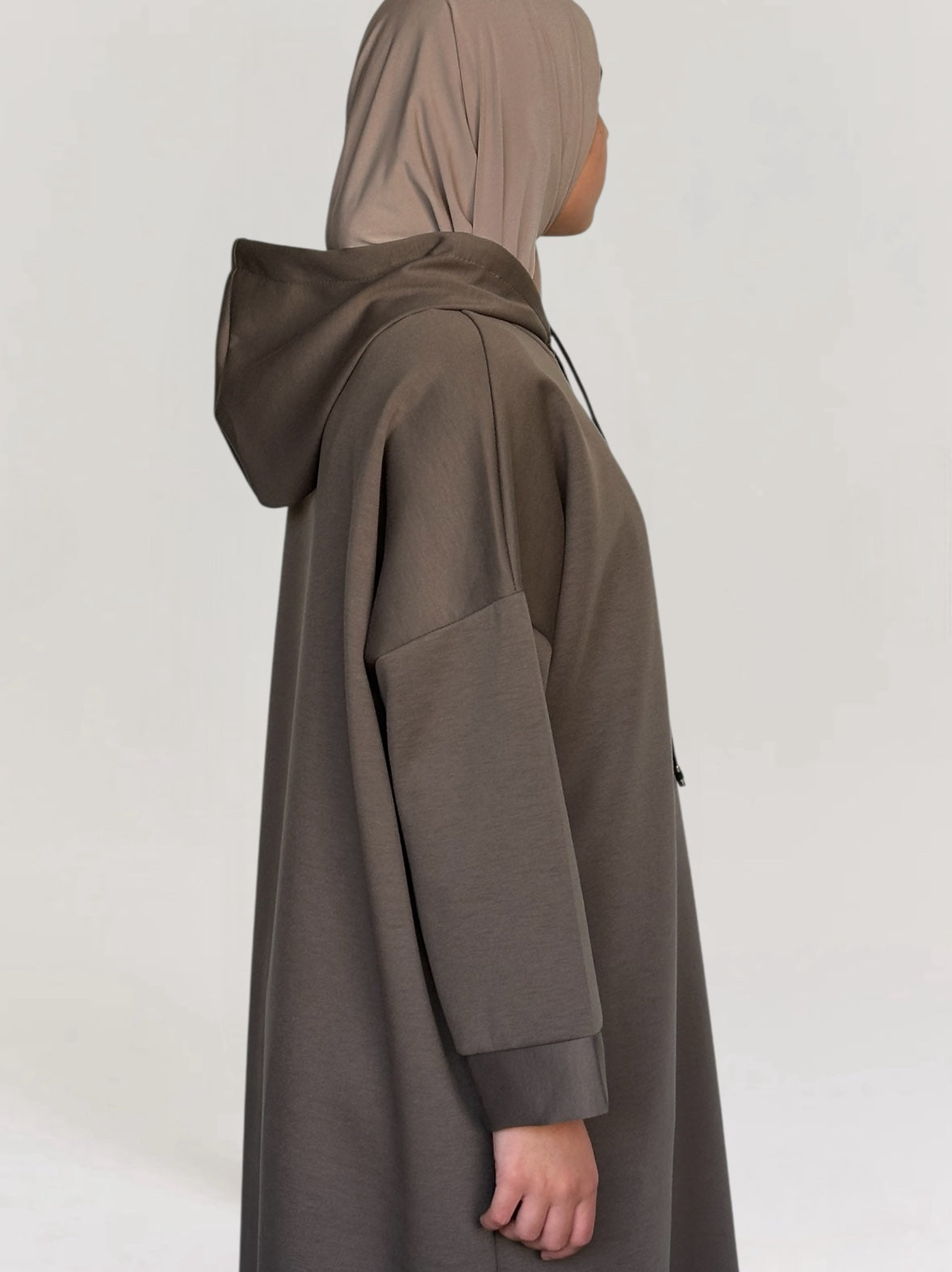 Hoodie dress - Taupe