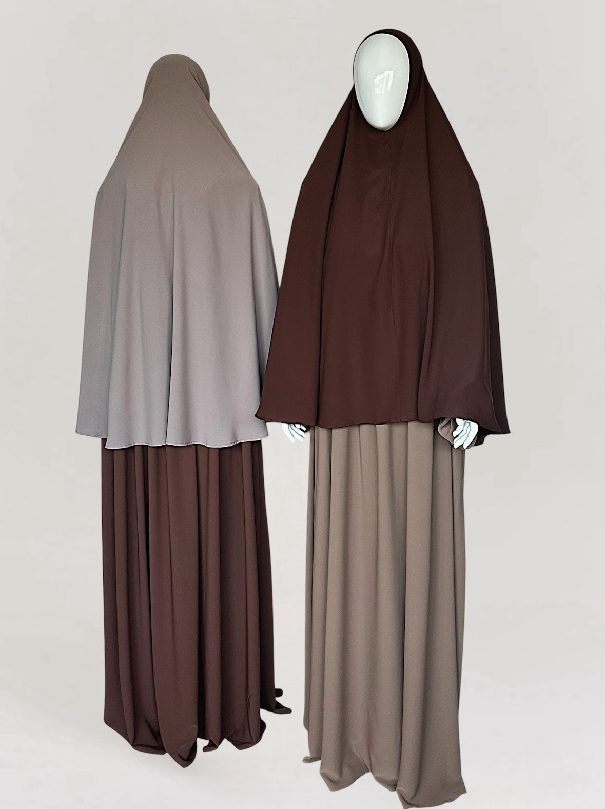 Heup Khimaar - light Taupe